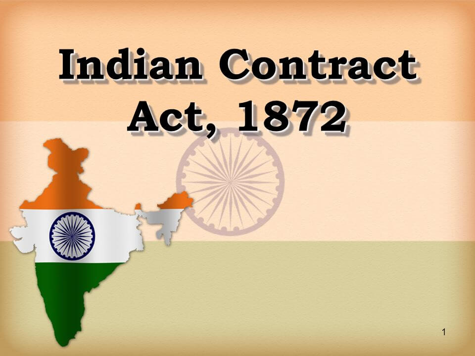 Indian Contract Act 1872